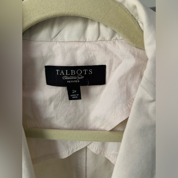 Talbots cream lightweight jacket - Picture 5 of 5